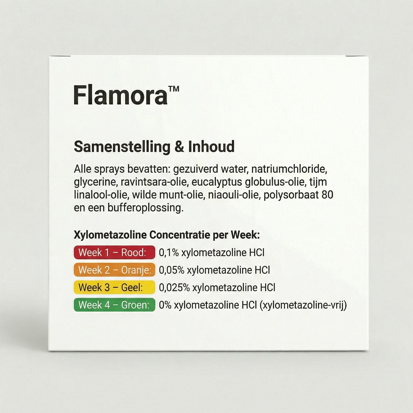 Flamora™ Neusspray Afkick Pakket