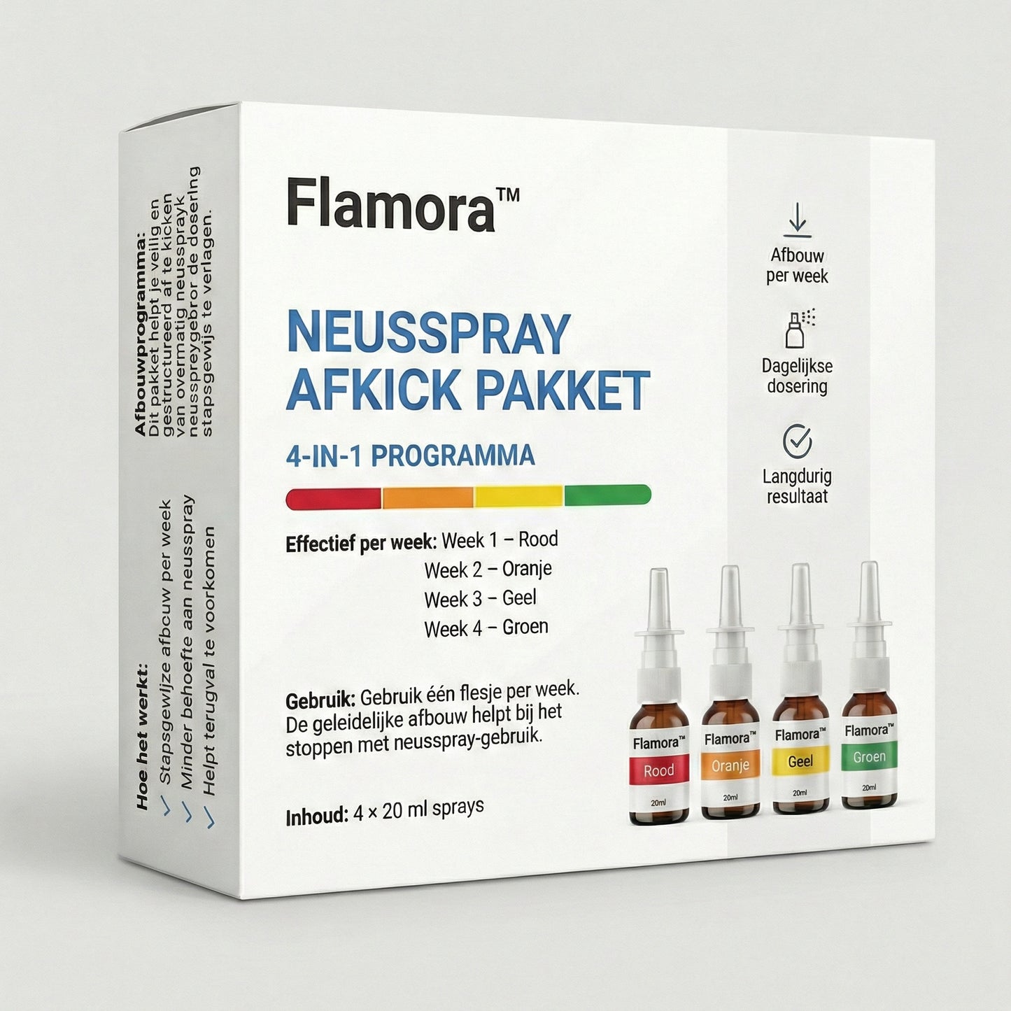 Flamora™ Neusspray Afkick Pakket